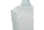 Blue 17 Inch Glass Wide Bottle Vase - Detail