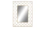Gold 50 Inch Metal Quatrefoil Wall Mirror - Signature