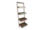Brown 70 Inch Wood Leaning Shelf - Signature