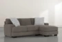 Aidan V Chenille Reversible 95" Sofa Chaise - Feature