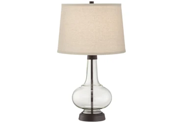 Table Lamp-Clear Glass Lamp