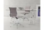 Armless Taupe Desk Chair - Room