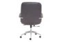 Channel Back Grey Desk Chair - Detail