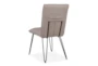 Demi Taupe Dining Side Chair Set of 2 - Back