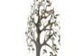 32 Inch Brown Metal Wall Decor Metal Tree - Front