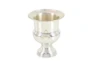 10 Inch Silver Wine Holders Brass Silver Plated Wine Bucket - Front
