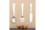 35 Inch Silver Metal Wall Decor Utensils Set Of 3 - Room