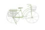 35 Inch Green Metal Bicycle Plant Stand - Signature