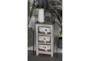 29 Inch White Wood Storage Unit Side Table - Room