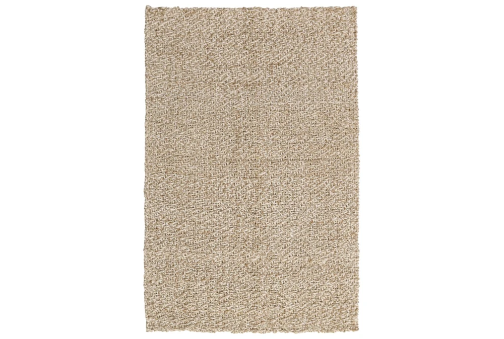 5'x8' Rug-Woven Silver/Ivory