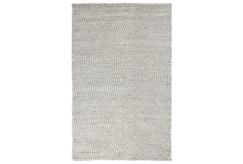 2'X3' Rug-Calder Woven Wool Blend Grey/Ivory