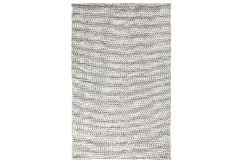 2'X3' Rug-Calder Woven Wool Blend Grey/Ivory - 360