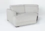 Chanel Grey Left Arm Facing Cuddler Chaise with Ratchet Headrest - Signature