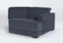 Chanel Denim Manual Right Arm Facing Cuddler Chaise with Ratchet Headrest - Signature