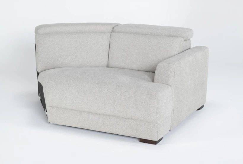 Chanel Grey Right Arm Facing Cuddler Chaise With Ratchet Headrest - 360