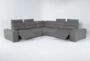 Sagan 7 Piece 134" Power Reclining Sectional With 2 Armrests - Side
