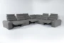 Sagan 8 Piece 168" Power Reclining Sectional With 2 Armrests - Side
