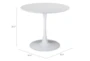 Opera White Dining Table - Detail