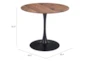 Opera Brown And Black Dining Table - Detail