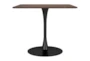 Dawn Brown Contract Grade 35" Square Dining Table - Detail