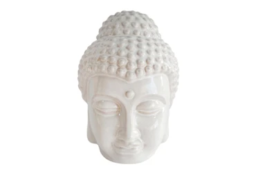 11Inch Ivory Buddha Head Figurine