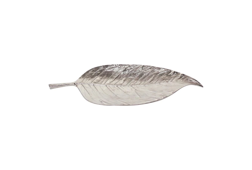 26 Inch Silver Leaf Platter - 360