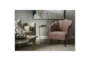 Pink Scalloped Accent Chair  - Room