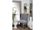 Grey Velvet Upholstered Dining Side Chair - Room