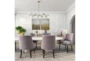 Grey Velvet Upholstered Dining Side Chair Set Of 2 - Room