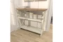2 Tone 38" Console Table With Shelves - Room