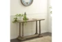 Rustic Light Brown 52" Console Table - Room