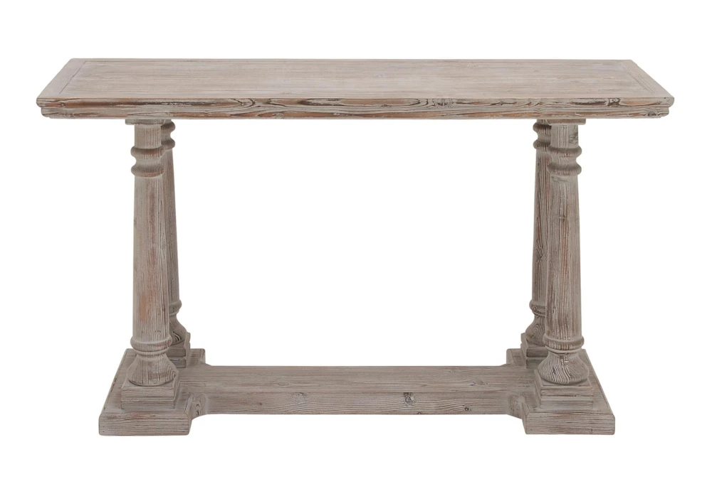 Rustic Light Brown 52" Console Table