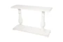 White 48" Console Table - Back