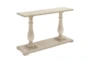 White 48" Console Table - Material