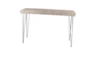 Metal And Wood 47" Console Table - Material