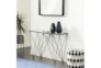 Metal And Glass 46" Console Table - Room