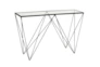 Metal And Glass 46" Console Table - Side