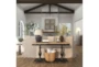 Black Traditional 59" Console Table - Room