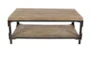Rustic Coffee Table With Storage - Signature