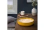 12 Inch Liv Yellow Bowl Scented Candle - Room