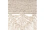Wall Tapestry-Fringe Tassels Cream 19X28 - Detail