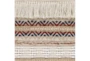 Wall Tapestry-Woven Overstitch Multicolor 20X32 - Detail