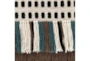 Wall Tapestry-Woven Brown Teal 20X32 - Detail