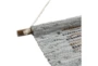 Wall Tapestry-Woven Leather Brown Grey 22X44 - Detail