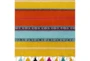 Wall Tapestry-Multicolor Stripe 18X36 - Detail