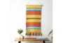 Wall Tapestry-Multicolor Stripe 18X36 - Room