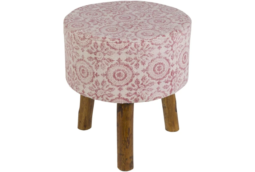 Pink And White Stool - 360