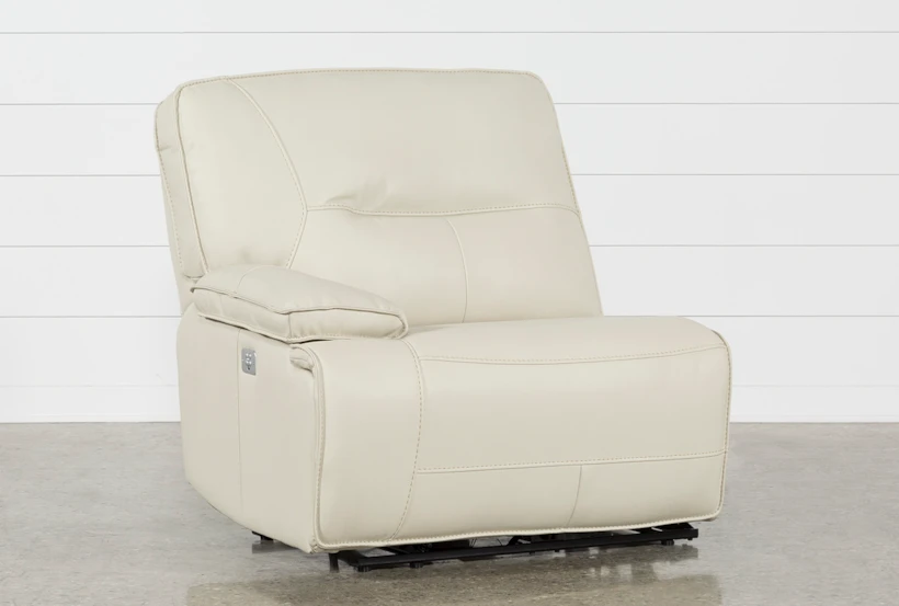 Marcus Oyster Power Left Arm Facing Recliner with Power Headrest & USB - 360