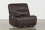 Marcus Chocolate Power Left Arm Facing Recliner with Power Headrest & USB - Signature
