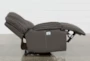 Marcus Grey Left Arm Facing Power Recliner With Power Headrest And Usb - Recline